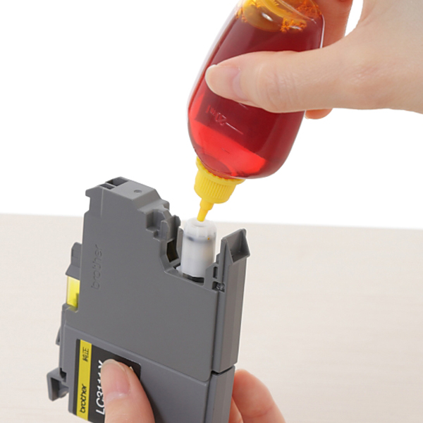 インクを補充する