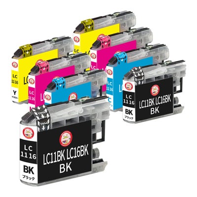 LC11-4PK LC16-4PK BR社 互換インクカートリッジ 4色×2組 合計8個 MFC-J950DN MFC-J950DWN MFC-J855DN MFC-J855DWN MFC-J850DWN インク カートリッジ インクカー