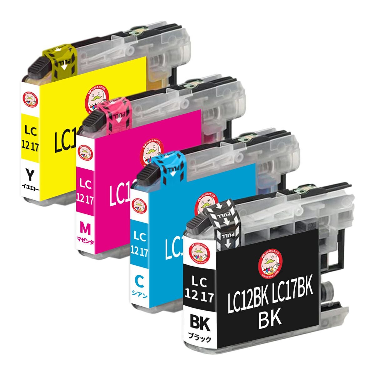 LC12/LC17 ブラザー インク一覧(4PK) | 詰め替えインクのエコッテ