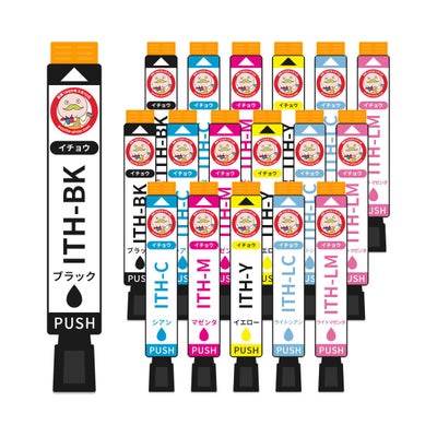 ITH イチョウ EPSON(エプソン) 互換インクカートリッジ 6色×3組 合計18個 EP-709A EP-710A EP-811AW EP-810AW EP-711A EPSON エプソンインク プリンター プリン