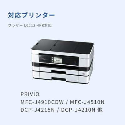 対応プリンターは、PRIVIO NEO MFC-J4910CDW、PRIVIO NEO MFC-J4510N、PRIVIO WORKS MFC-J6975CDWです。
