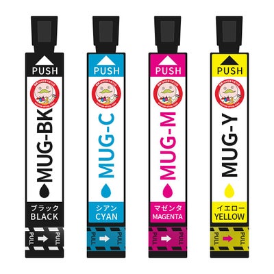 MUG マグカップ EPSON(エプソン) 互換インクカートリッジ 4色 EW-452A EW-052A ew-052aインク ew-452aインク