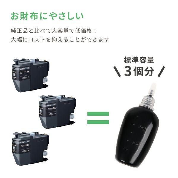LC3119-4PK BR社 純正用詰め替えインク ビギナーセット 30ml×5本 MFC