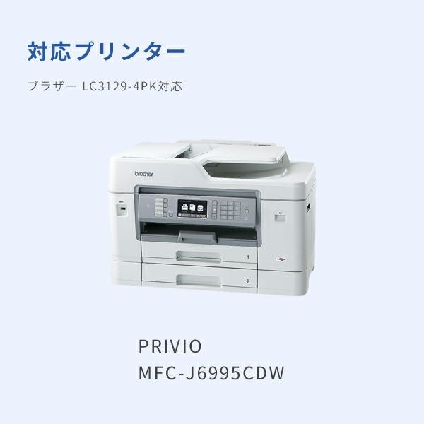 LC3129-4PK BR社 純正用詰め替えインク ビギナーセット 30ml×5本 MFC