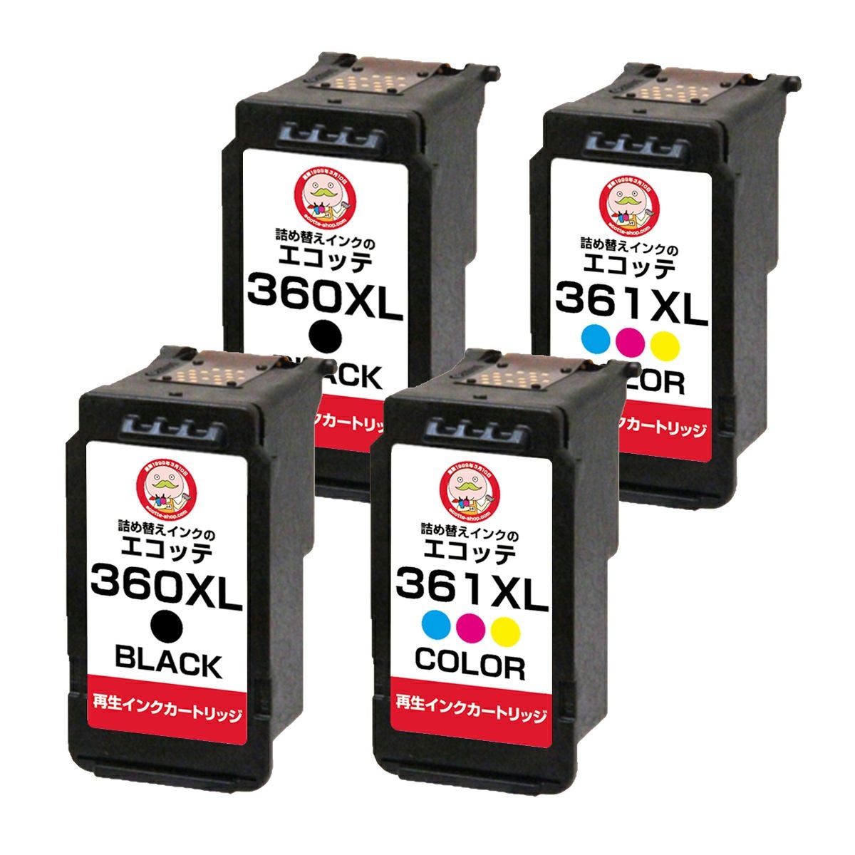 使用済インク　キヤノンBC-360XL 361XL 360 361 BC-360XL BC-361XL Canon(キヤノン/キャノン) リサイクルインク 大容量