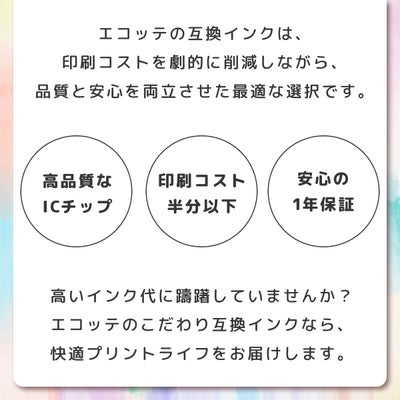 エコッテのこだわり互換インク